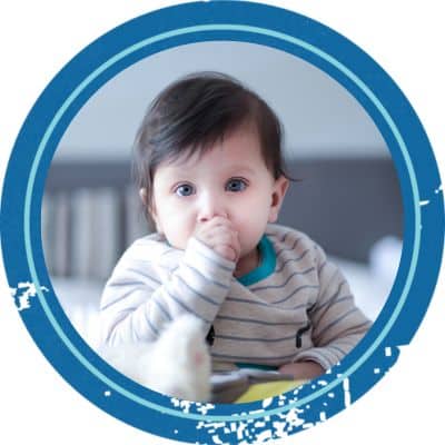 Child sucking his thumb